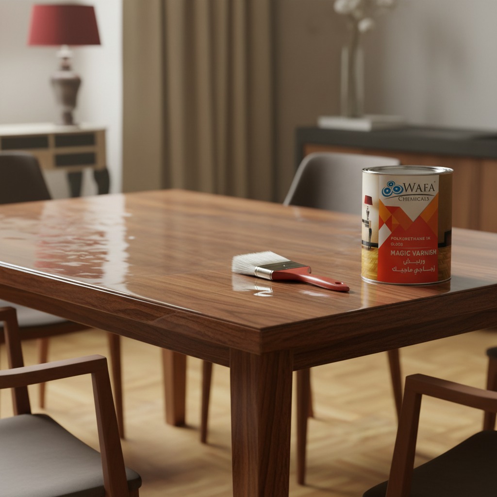 Magic glass varnish